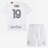 Maillot de Supporter AC Milan Theo 19 Extérieur 2023-24 Pour Enfant